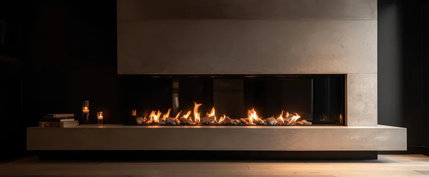 Gas Fireplace Ember Bed Design Services in Warwick, Rhode Island