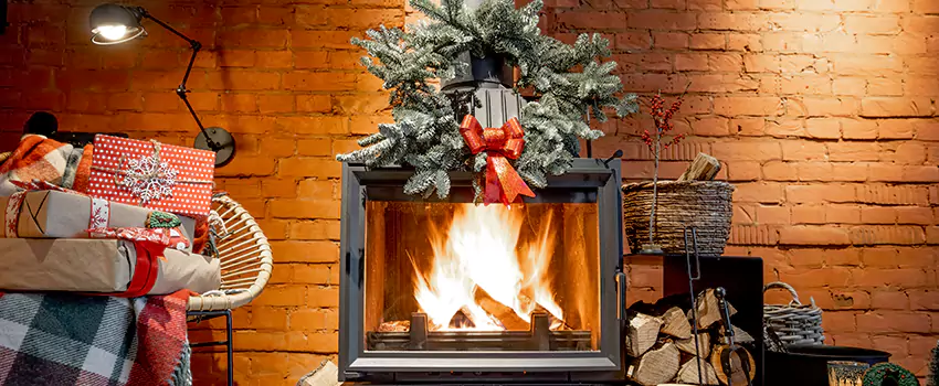 Travis Industries Linear Gas Fireplace Installation in Warwick, Rhode Island