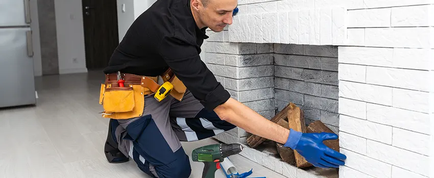 Fireplace Damaged Damper Frame Repair Services in Warwick, Rhode Island