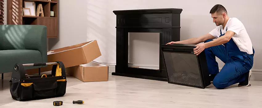 Old Rusted Metal Fireplace Repair And Replacement in Warwick, RI